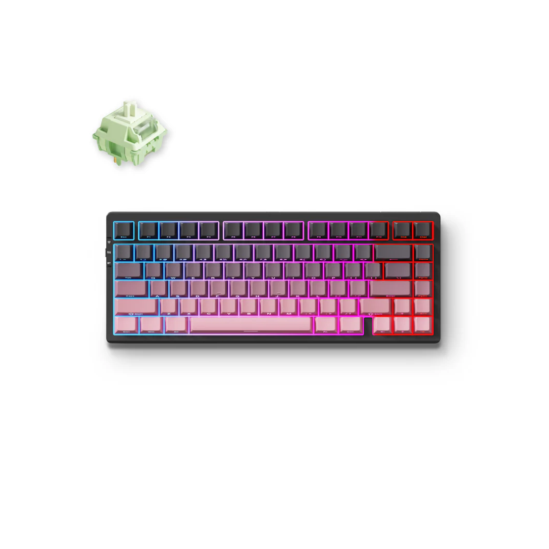 MCHOSE G75 Pro Tri-mode Gasket Structure (Matcha Latte Switch V2) Gaming Mechanical Keyboard - 8000mAh Battery