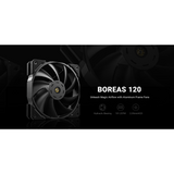 ID Cooling Boreas 120mm Black 101.2CFM 35.5dBA aux Fan ID-FAN-BOREAS-120
