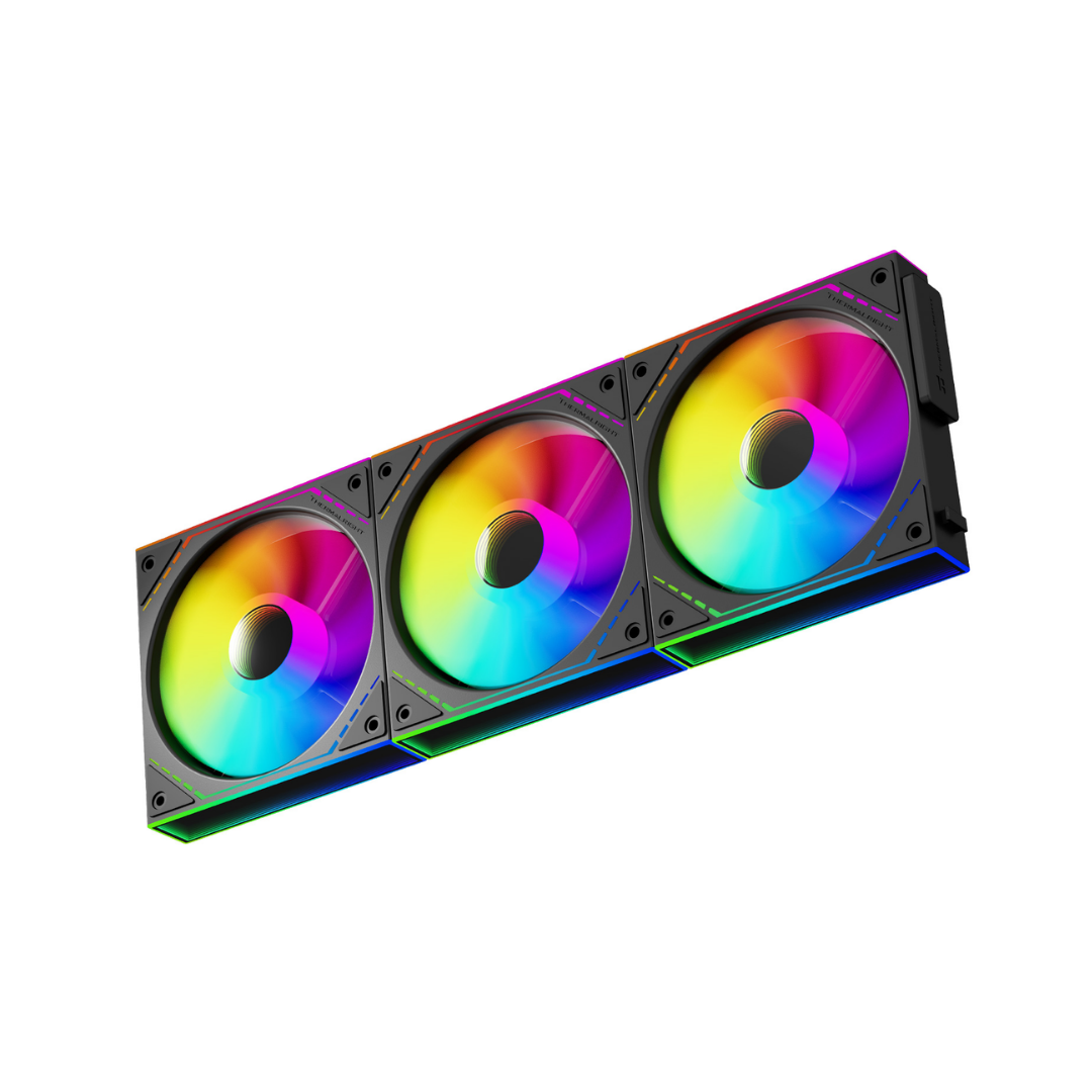 Thermalright TL-M12Q-S X3 3-Pack ARGB Block Splicing Fan (Black | White)