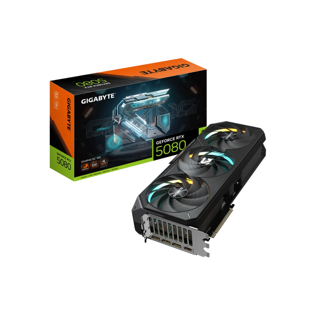 Gigabyte RTX 5080 Gaming OC 16G GDDR7 Graphics Card GV-N5080GAMING-OC-16GD (Must be purchased with Gigabyte PSU)