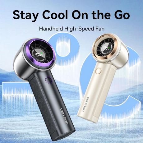 Vention Handheld High-Speed Portable Fan 13000rpm Beige