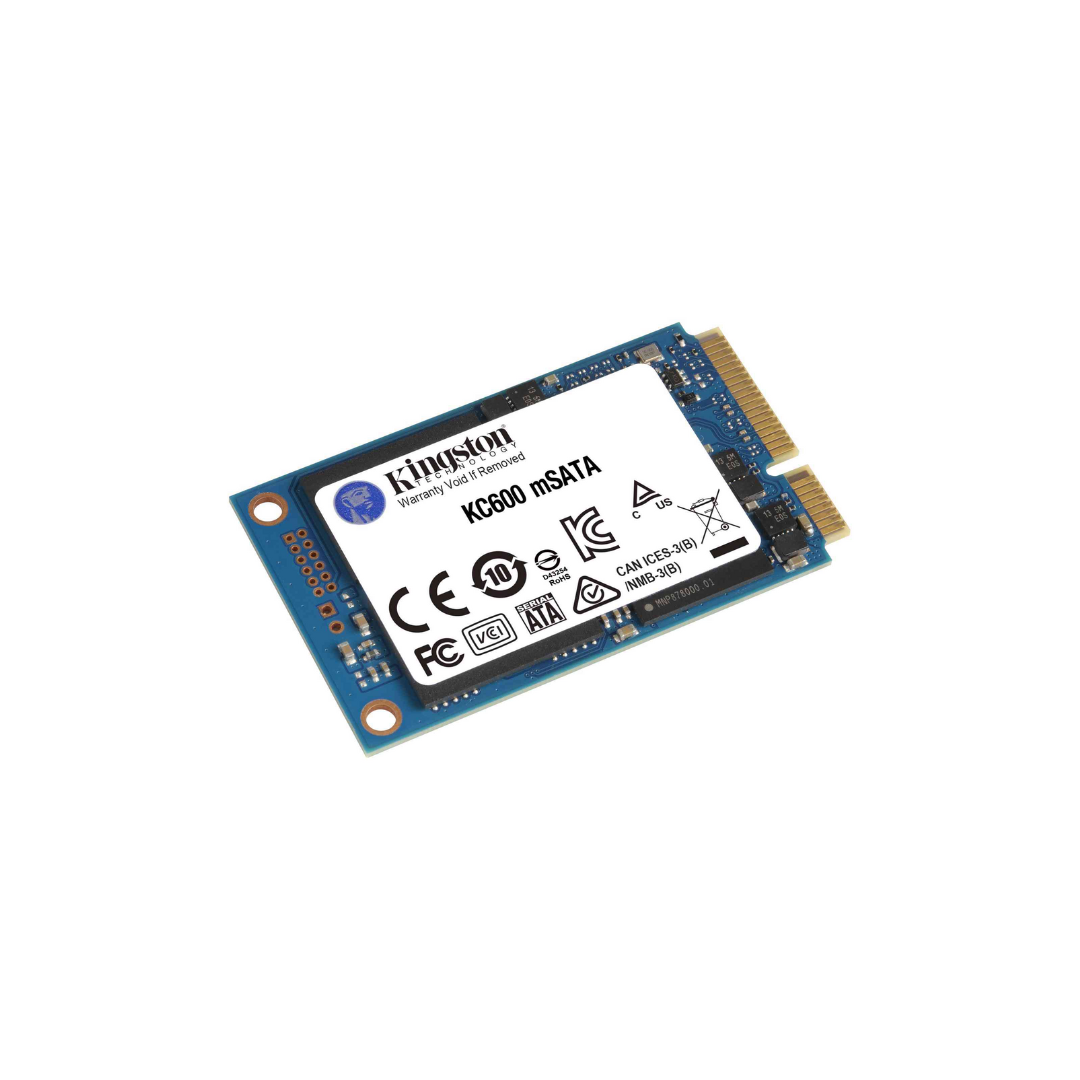 Kingston KC600 mSATA 2.5" SATA III 3D TLC NAND Internal SSD Drive ( SKC600MS/1024G - SKC600MS/512G )