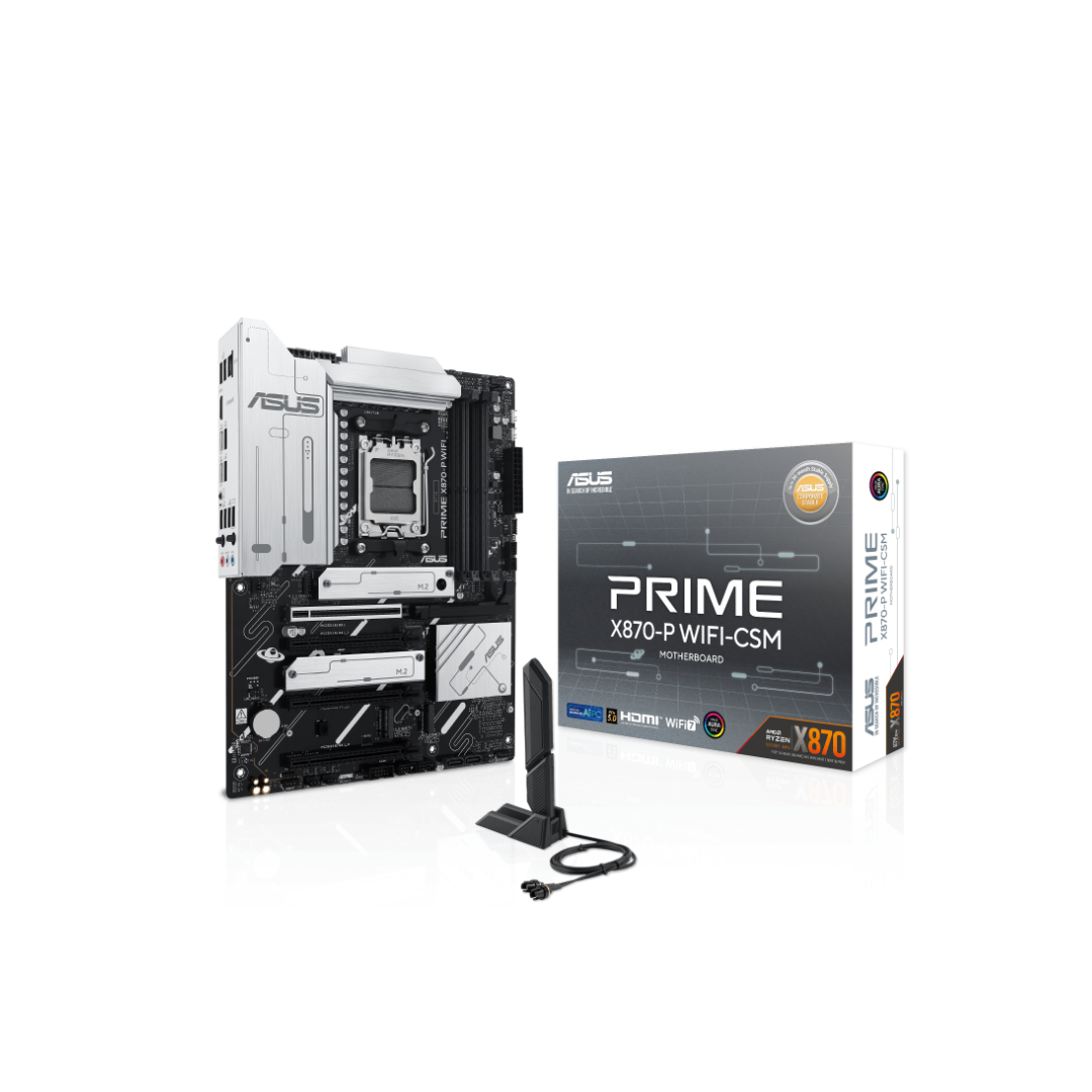 Asus Prime X870-P WiFi-CSM DDR5 AM5 Motherboard – DynaQuest PC