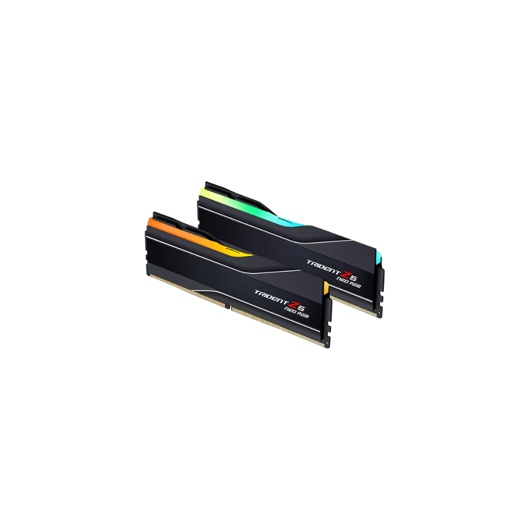 GSkill Trident Z5 Neo RGB 32GB 16GX2 D5 6000MT/s F5-6000J3038F16GX2-TZ5NR Desktop Memory