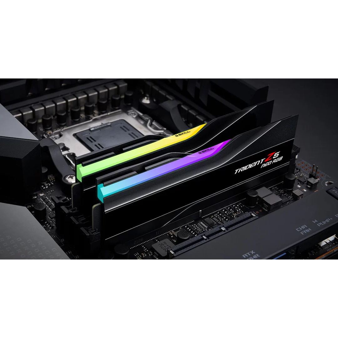 GSkill Trident Z5 Neo RGB 32GB 16GX2 D5 6000MT/s F5-6000J3038F16GX2-TZ5NR Desktop Memory