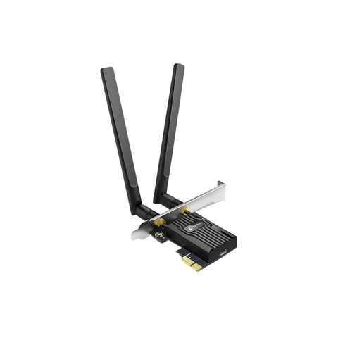 TP-Link Archer TX50E AX3000 Intel WiFi 6 Gigabit Dual Band 2.4GHz 574Mbps + 5GHz 2402Mbps Bluetooth 5.0 PCIe Internet Wireless Receiver Adapter