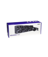 NZXT Kraken 360 Black w/ Monitoring LCD Liquid Cooler RL-KN360-B1