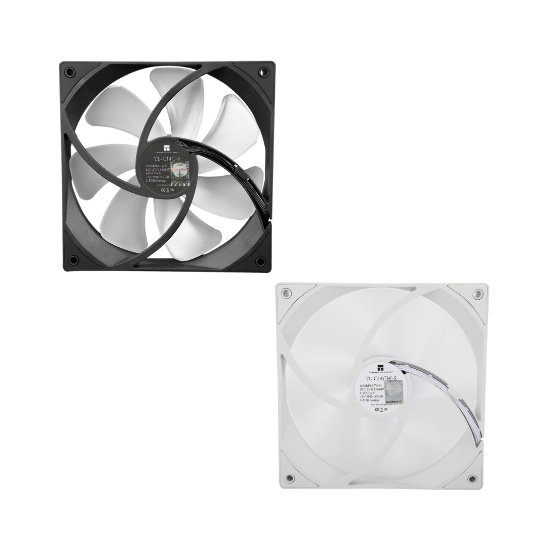 Thermalright TL-C14C-S 140mm ARGB Fan ( Black | White )