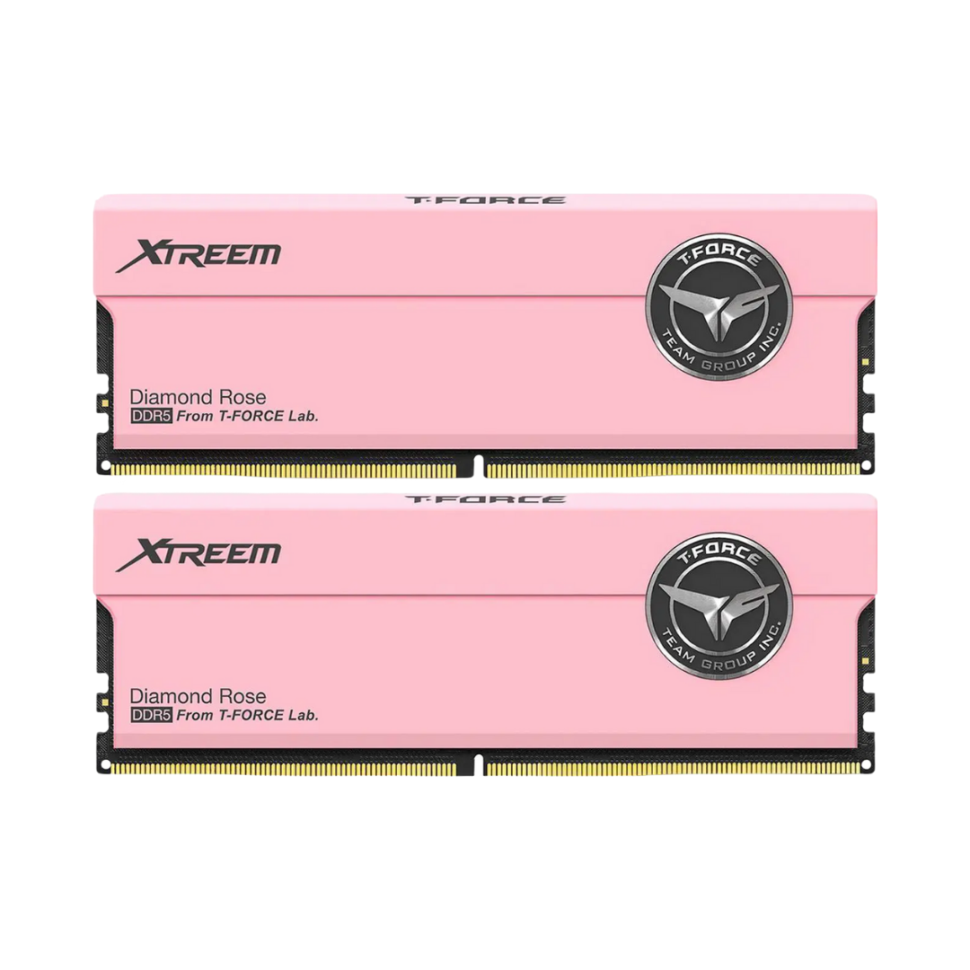 T-Force Delta 32G Dual Pink DDR5 7200MTs CL34 FFPD532G7200HC34ADC01 Desktop Memory