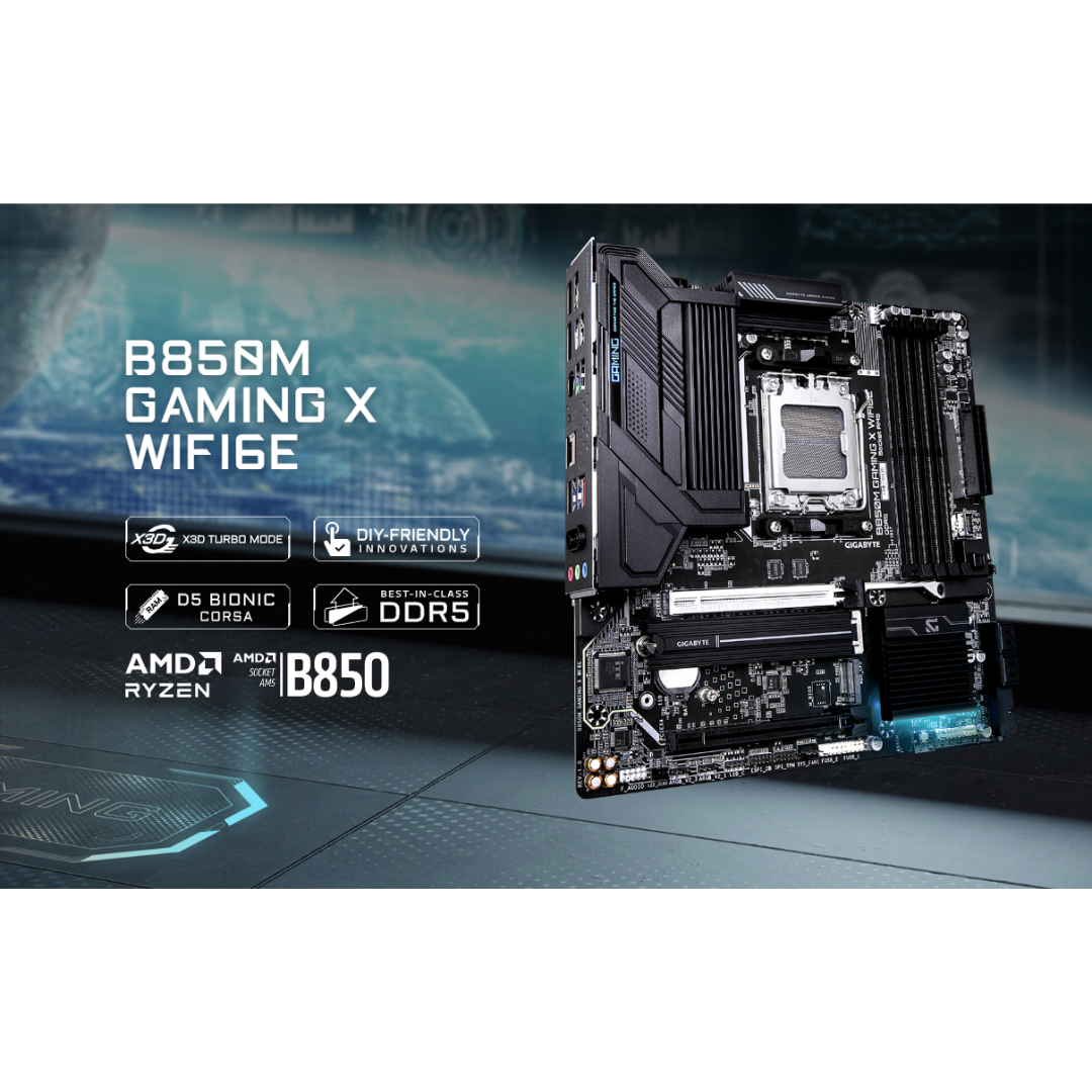 Gigabyte B850M Gaming X WIFI6E DDR5 AM5 Motherboard