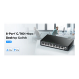 Cudy FS108 8-Port 10/100Mbps Desktop Switch