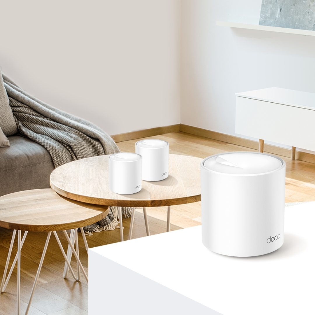 TPLink Deco X60 (2-Pack) AX5400 V3.20 Whole Home Mesh Wi-Fi 6 System