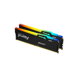 Kingston Fury Beast RGB 32GB (2x16GB) DDR5 6000MT/s CL40 KF560C40BBAK2-32 Desktop Memory