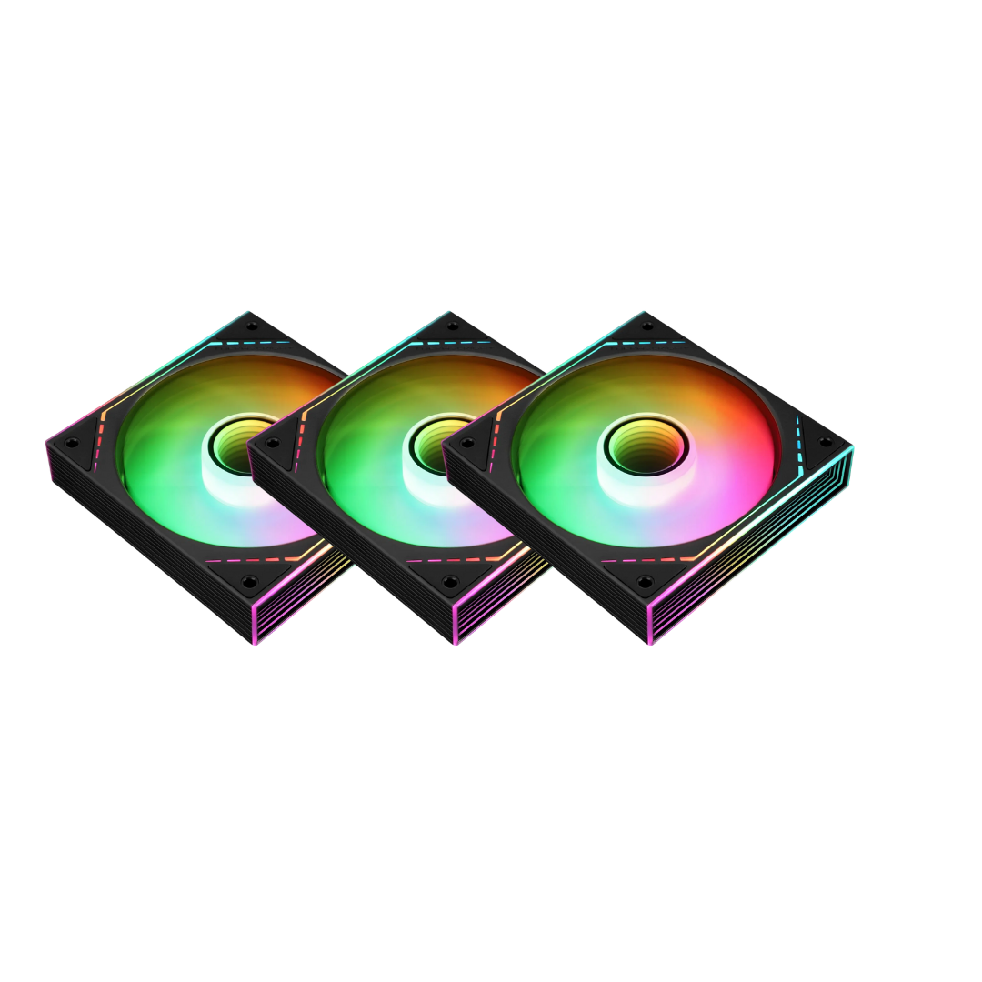 Thermalright TL-M12-S X3 3-Pack ARGB Fan (BLACK/WHITE)