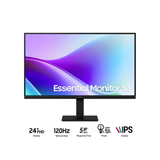 Samsung S3 LS24F320GAEXXP 24" FHD 1920x1080 120Hz 5ms GTG IPS LED Monitor with Tilt Adjustment (Black)