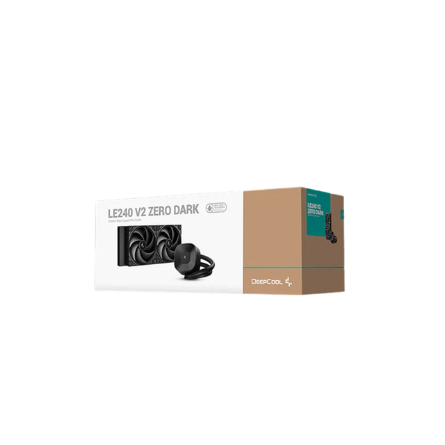 DeepCool LE240 V2 Zero Dark 240mm Liquid CPU Cooler R-LE240ZERO-BKLNMD ...