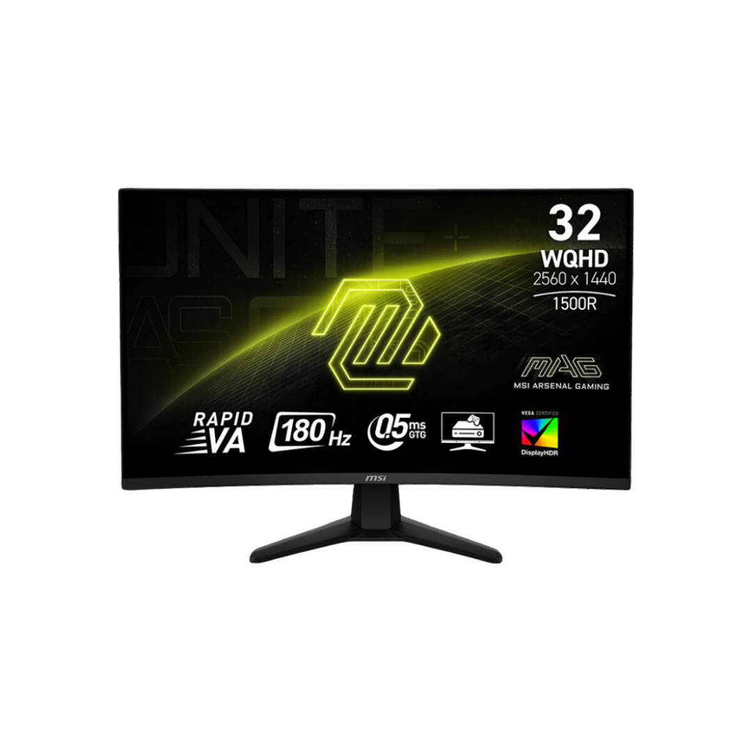 MSI MAG 32CQ6F 31.5" CURVED VA 180Hz WQHD 2560X1440 0.5ms Gaming Monitor