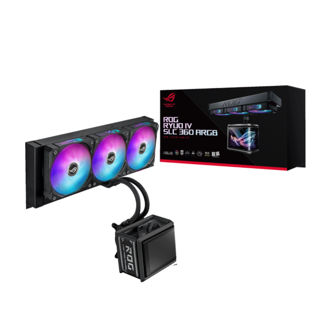 Asus ROG RYUO IV SLC 360 ARGB CPU Liquid Cooler Black