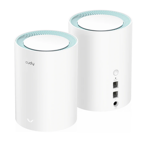Cudy M1300 (2 Pack) AC1200 WIFI Gigabit Mesh Solution Router