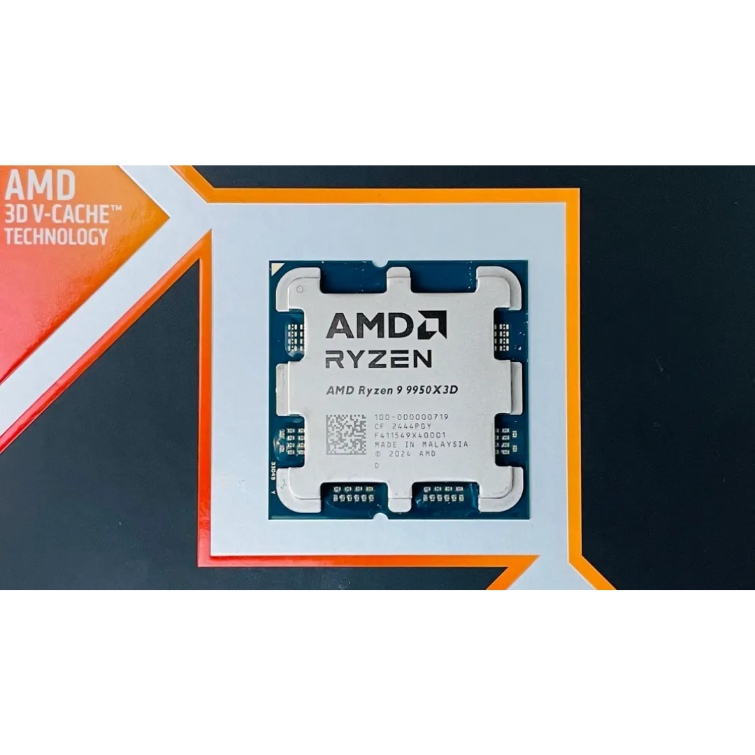 AMD Ryzen 9 9950X3D 16C/32T 144mb 170W AM5 Processor Box AMD Ryzen 9 9950X3D 16C/32T 144mb 170W AM5 Processor Box