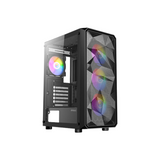 Antec AX83 RGB Elite Black ATX Mid Tower Case w/ 4X120mm RGB Fan