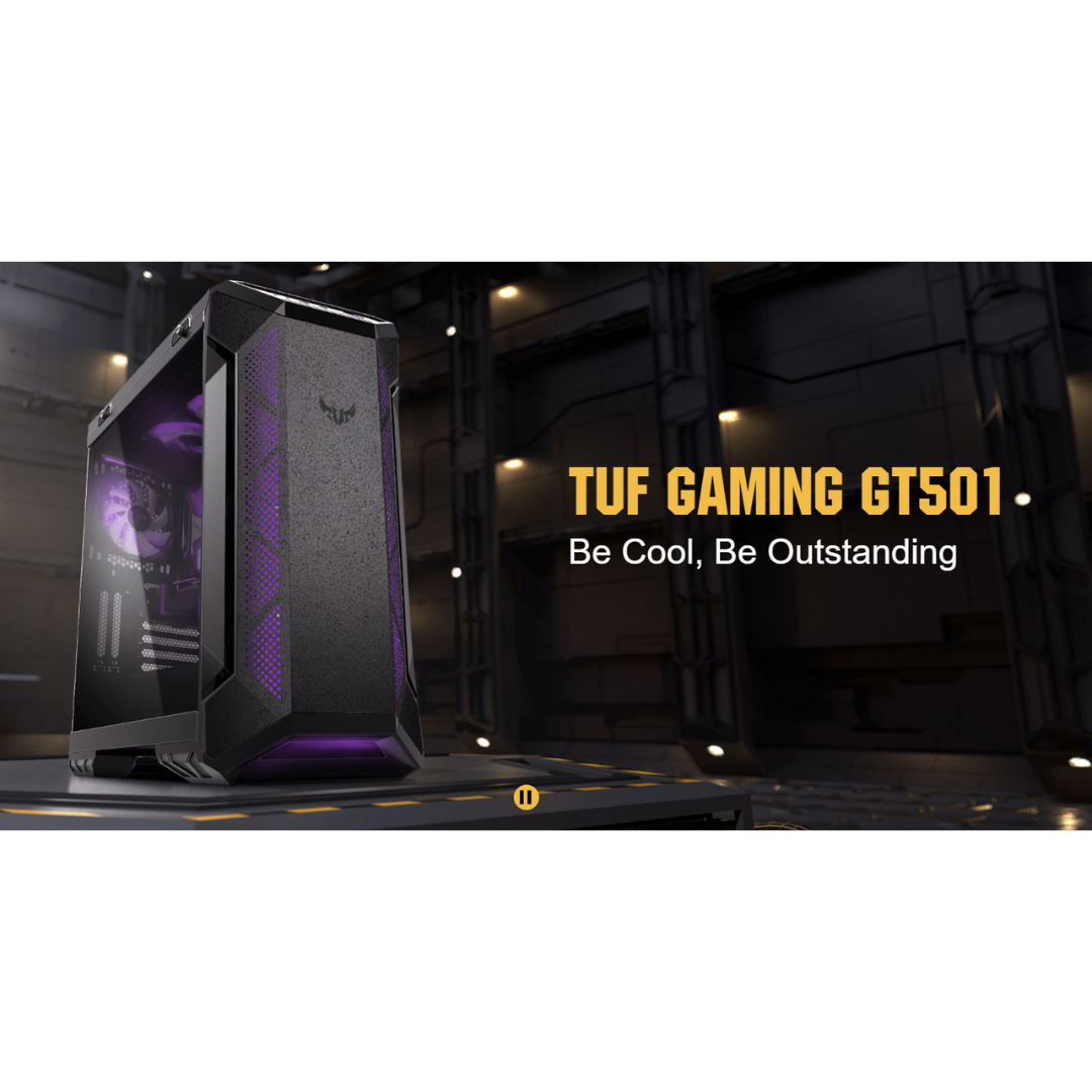 Asus TUF Gaming GT501 RGB Gray Case (4*120mm)