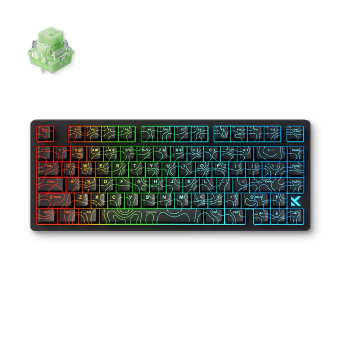 MCHOSE Jet 75 Hall Effect (Kailh Magnetic God Switch / Starburst Magnetic Switch) Gaming Keyboard - 75% Layout Wired