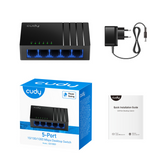 Cudy GS105D 5-Port 10/100/1000Mbps Gigabit Desktop Switch