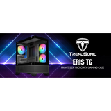 Trendsonic Eris TG Front & Side Panel Micro ATX Case w/ 3*120mm Fan