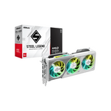 ASRock AMD Radeon RX 9070 XT Steel Legend 16GB Graphics Card