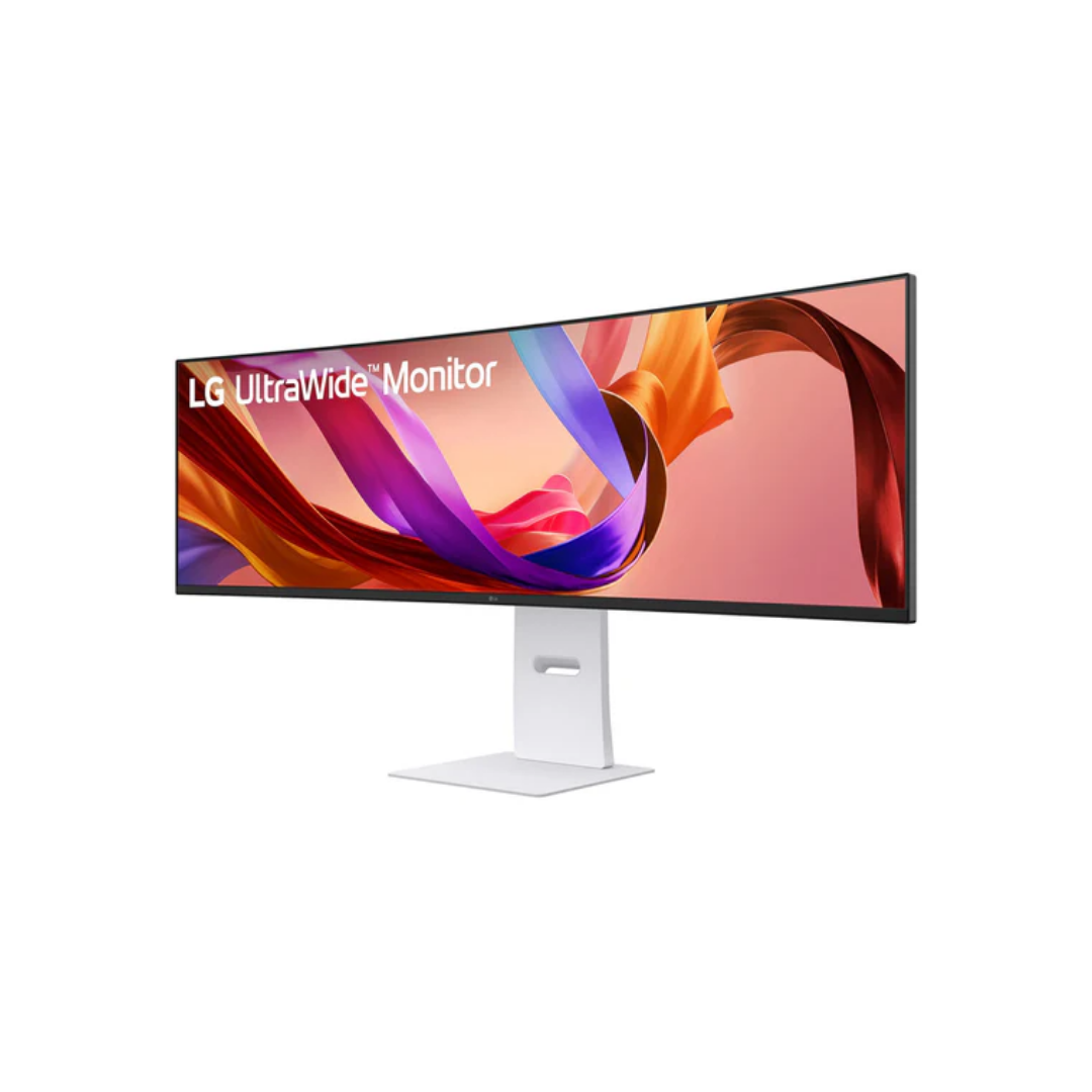 LG Ultrawide 49U950A-W 49" Curved IPS 144Hz DUAL QHD 5120x1440 5ms GtG at Faster Nano Display Monitor With Tilt, Height, Swivel & Pivot Adjustment