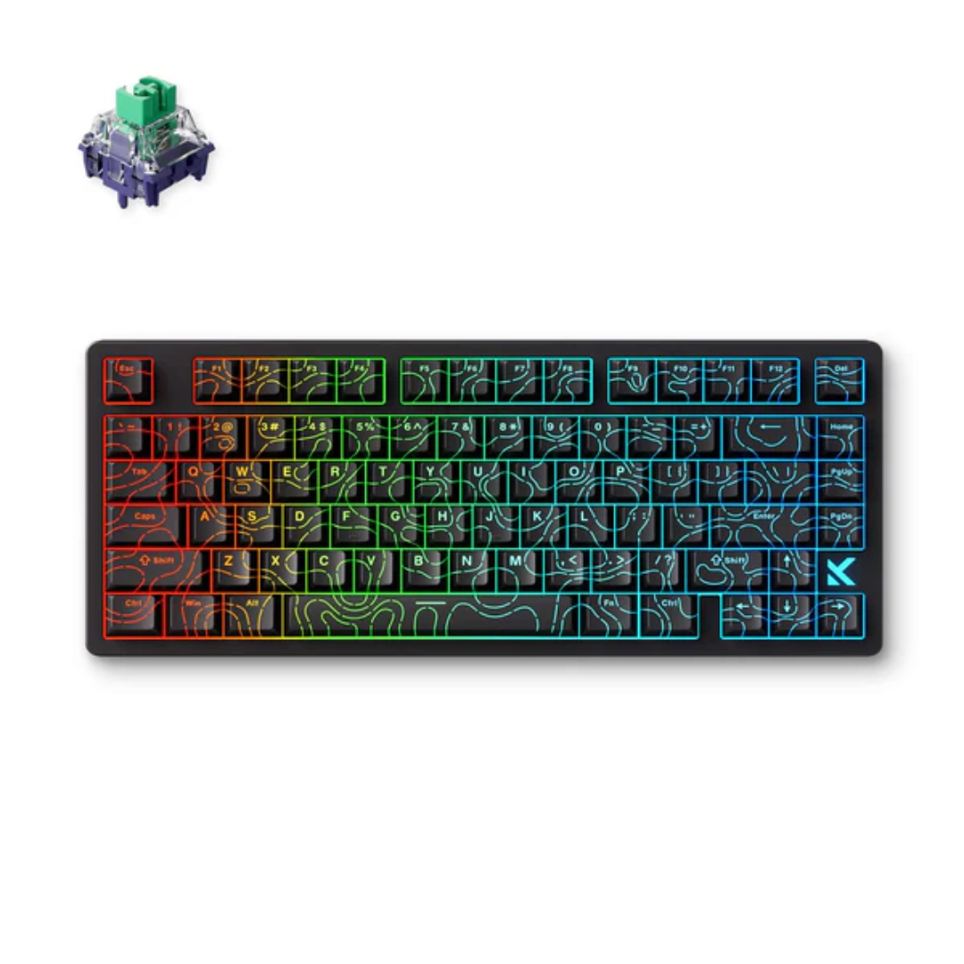 MCHOSE Jet 75 Hall Effect (Kailh Magnetic God Switch / Starburst Magnetic Switch) Gaming Keyboard - 75% Layout Wired