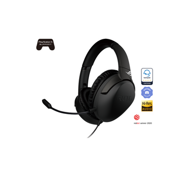 Asus ROG Strix GO Wired USB-C Black Gaming Headset with AI noise-canceling mic