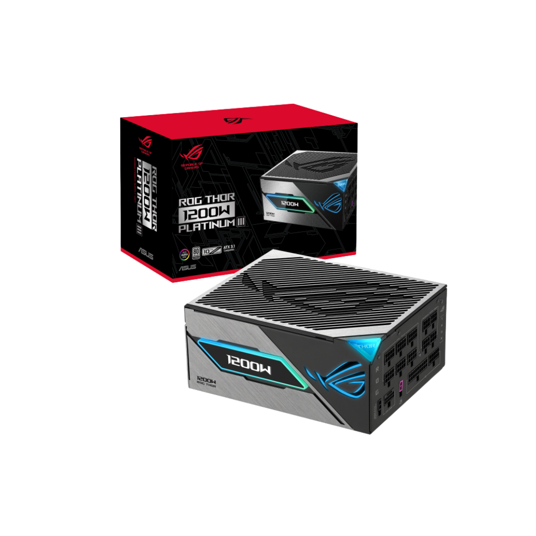 Asus ROG Thor P3 1200w Platinum Modular PSU ATX3.1 PCIe5.1 ROG-THOR-1200P3-GAMING