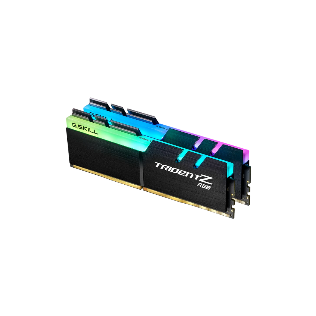 G.Skill Trident Z RGB 32GB 16GBX2 DDR4 3200MHz F4-3200C16D-32GTZR Desktop Memory