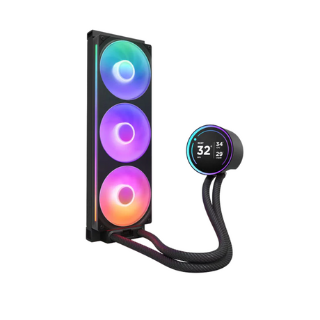 NZXT Kraken Elite 360 V2 RGB Black 360mm CPU AIO Cooler RL-KR36E-B2