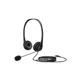 HP Stereo USB Headset G2 Black with Noice Cancelling Mic