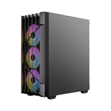 Okinos Cypress 5 ARGB Mid-Tower ATX TG Gaming PC Case w/ 4x120mm ARGB Fans