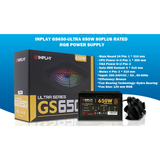 InPlay GS650 Ultra RGB 650W True Rated 80+ Bronze Power Supply