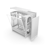 NZXT H5 Flow (2024) Compact ATX Mid-Tower Airflow Case with RGB Fans CC-H52FW-01