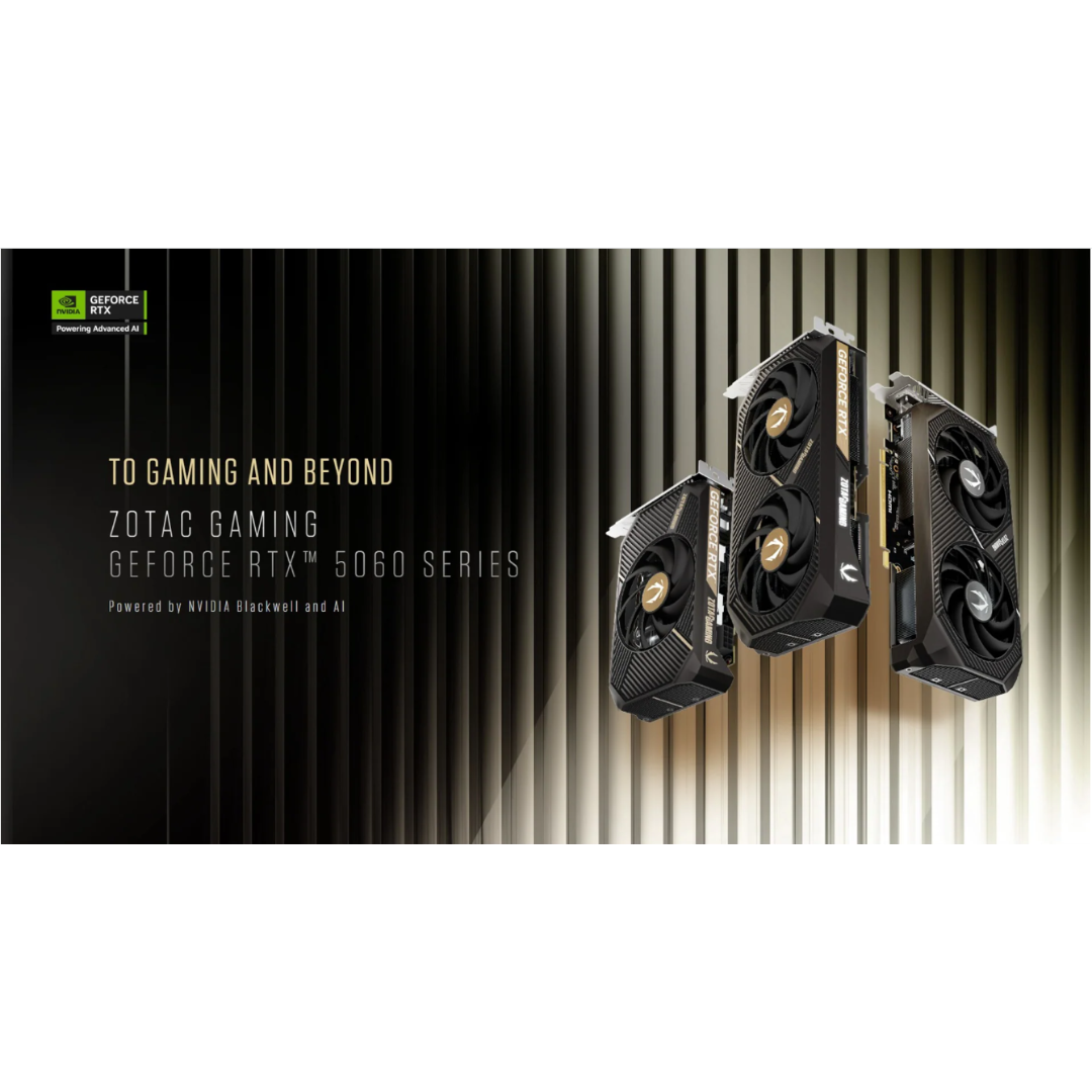 Zotac Gaming RTX 5060 AMP 8GB GDDR7 128Bit ZT-B50600F-10M Graphics Card
