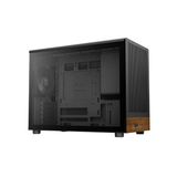 Gamdias Athena M4M Wood Mini Tower mATX TG Case w/ 3x120mm Fan