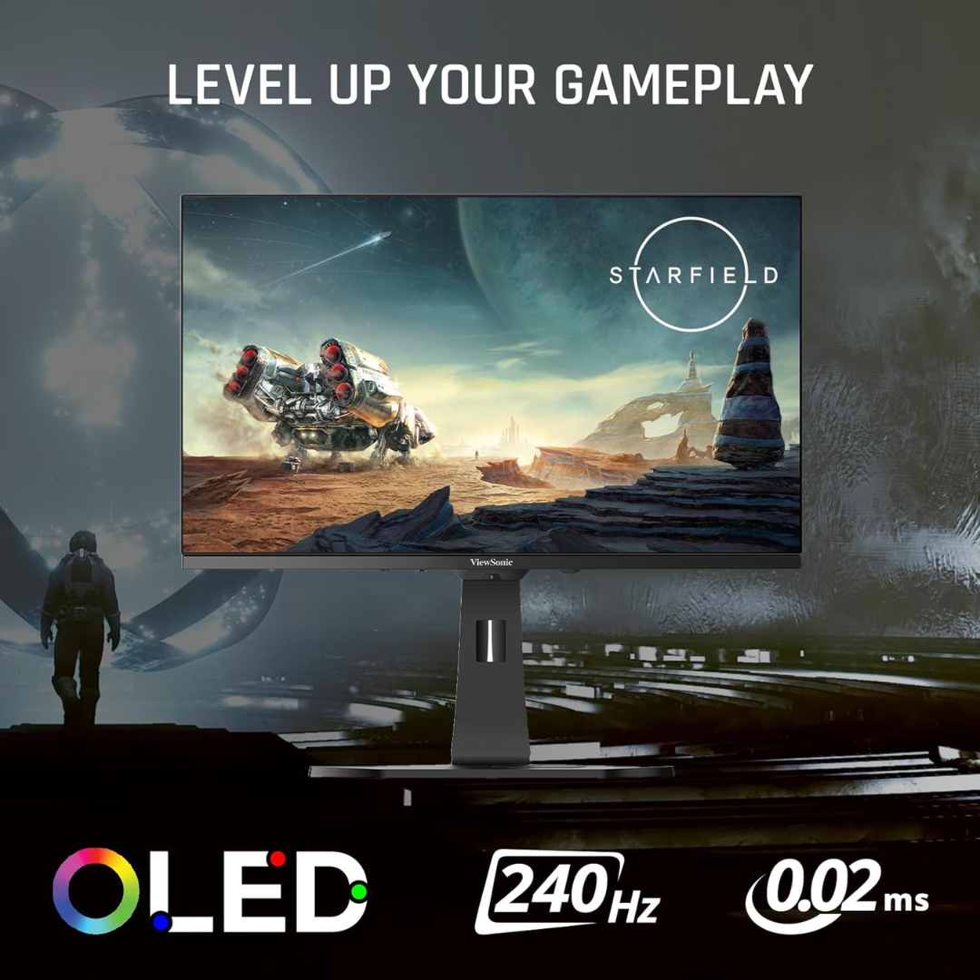 Viewsonic XG272-2K-OLED 27" QHD (2560X1440) 240Hz 0.02MS OLED Technology Gaming Monitor