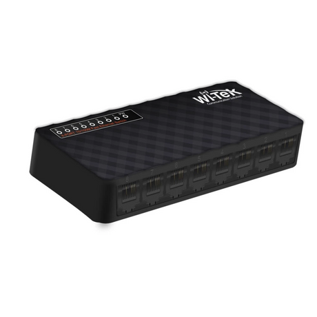 Wi-Tek WI-SF108 8 port 10/100mbps Desktop Switch