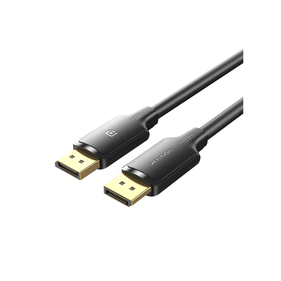 Vention Display Port DP Male to Male 4K @60Hz 2mts for PC Laptop Desktop Monitor TV Projector Displayport Cable HAKBH