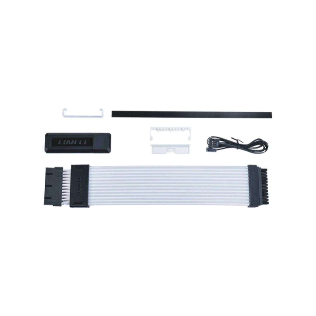 Lian Li Strimer Wireless 24P RGB 260mm Extension Cable with Controller PW24-1W-T BLACK