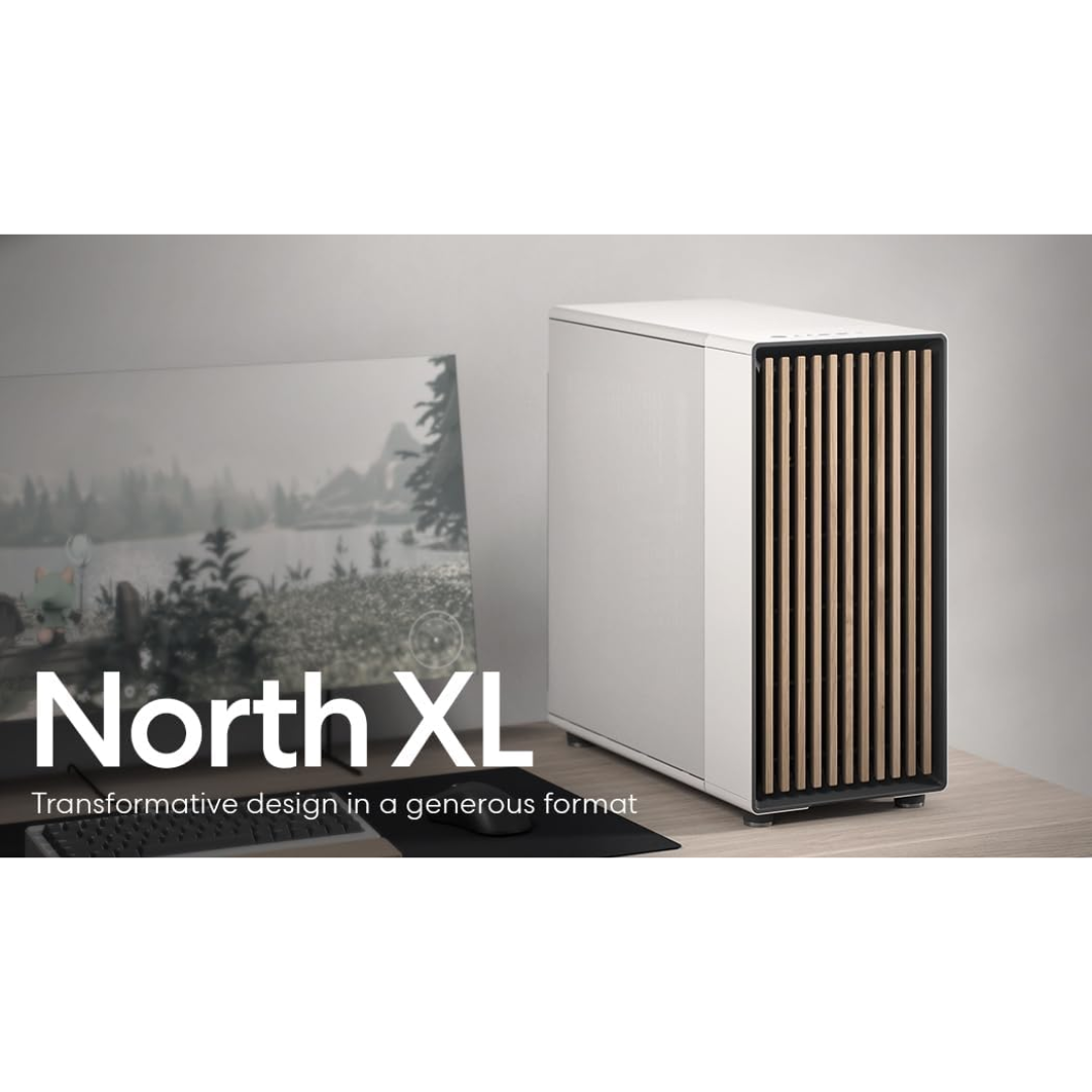 Fractal North XL Chalk White Mesh Computer Case FD-C-NOR1X-03