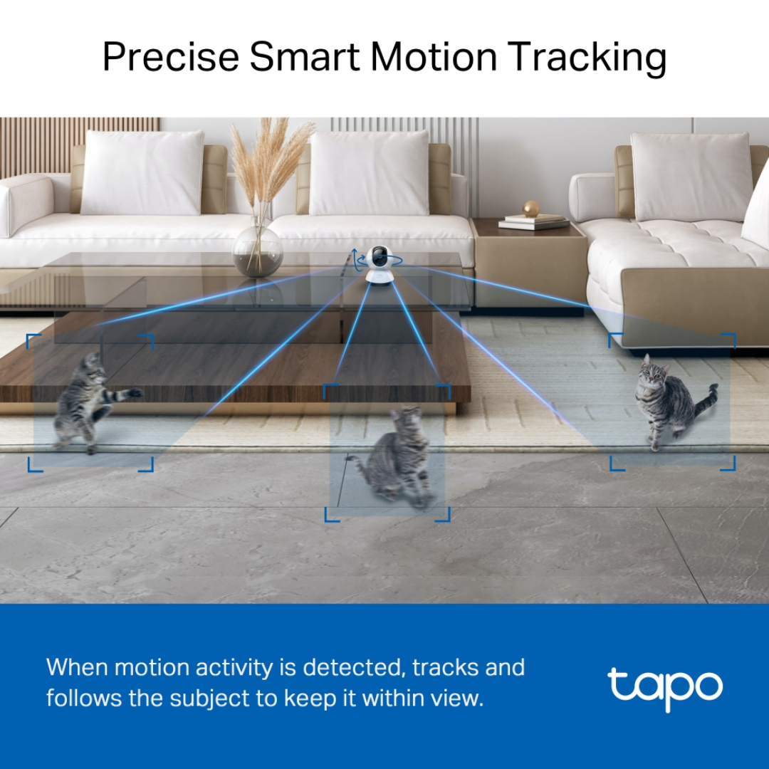 TPLink Tapo C220 2K QHD Pan/Tilt Home Security Wi-Fi Camera
