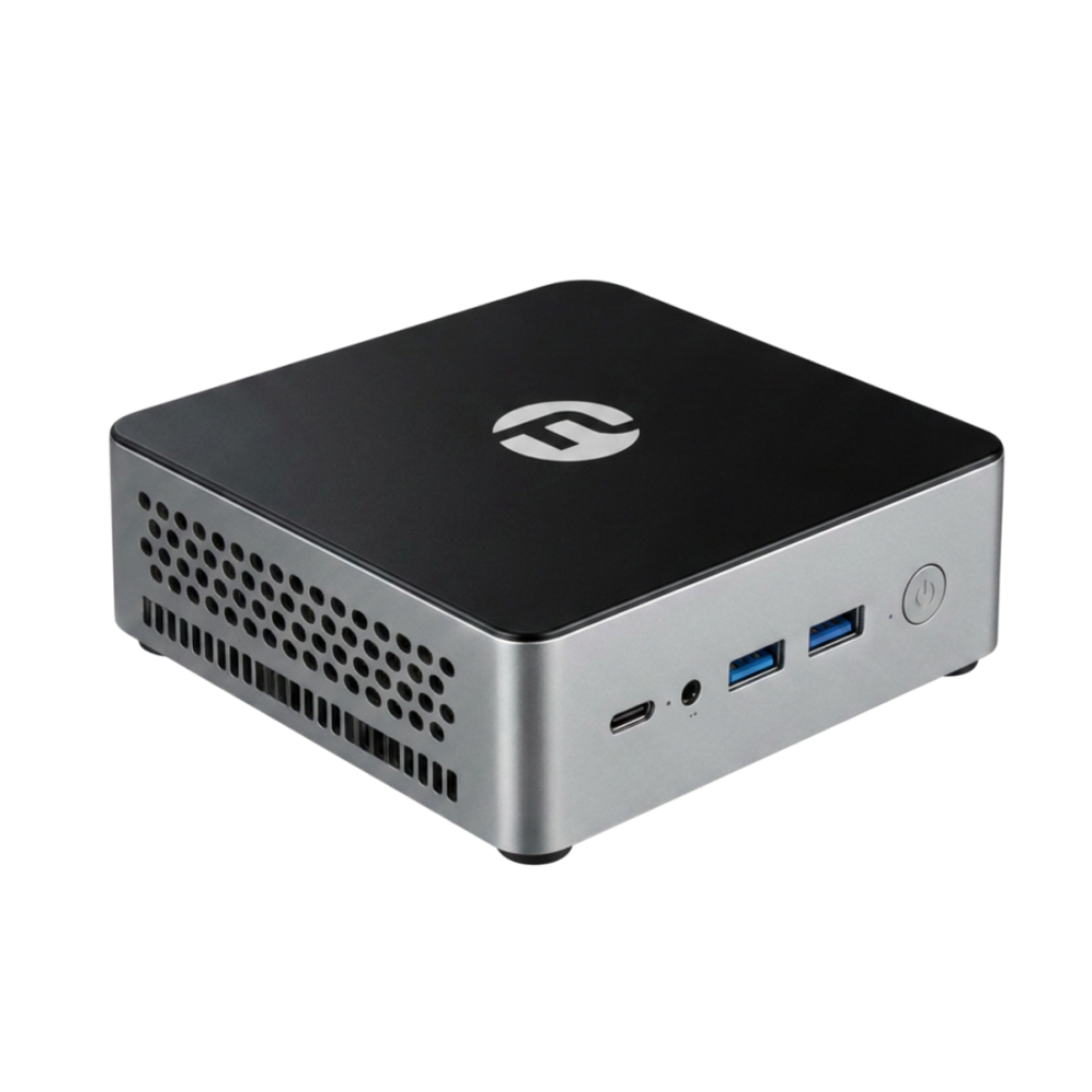Ningmei NP50R-74U165 Mini PC (Black) AMD Ryzen 5 7430U | 16GB RAM | 512GB SSD | Windows 11 Pro | hdmi Usb-C