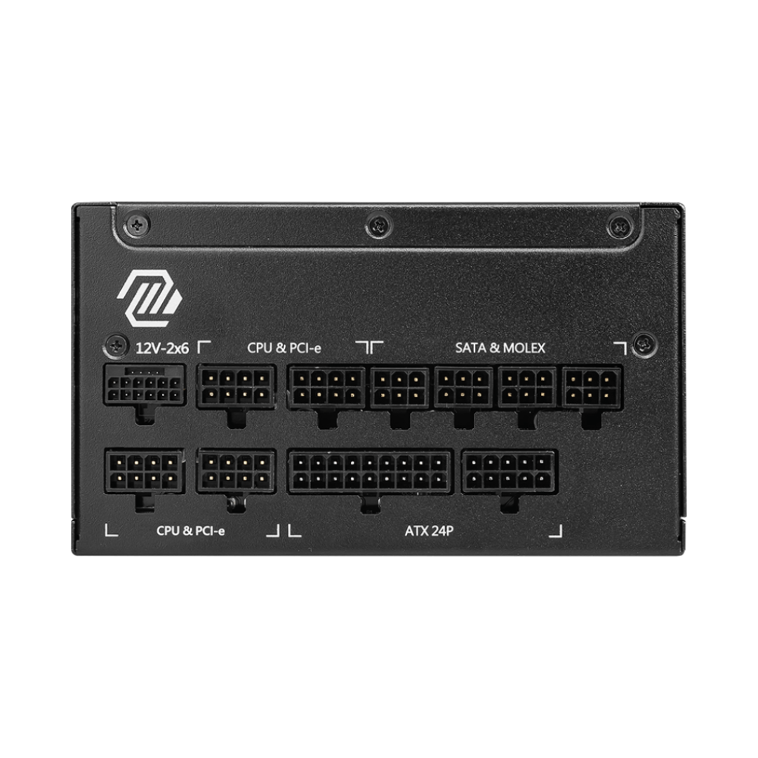 MSI MAG A1250GL PCIe5 1250W 80+ Gold 3.1 Fully Modular Power Supply